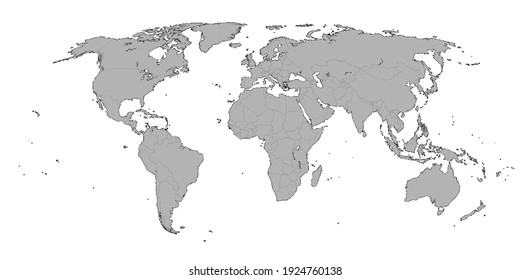 Mapa mundial en el estilo de arte de píxeles. Concepto de red social global del planeta Tierra.