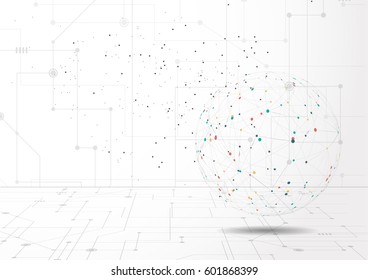 World map point, line, composition, representing the global, Global network connection,international meaning.