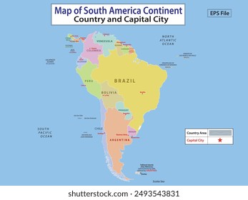 World map. Political maps of North and South America, Europe and Asia, Africa and Australia continents. World map countries and country names. 