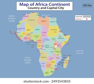 World map. Political maps of North and South America, Europe and Asia, Africa and Australia continents. World map countries and country names. 