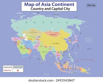 World map. Political maps of North and South America, Europe and Asia, Africa and Australia continents. World map countries and country names. 