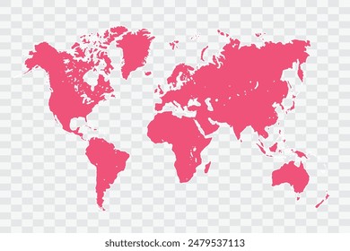 World Map punch Color Background quality files png