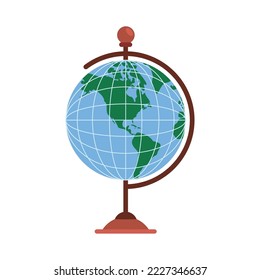 world map school supply icon