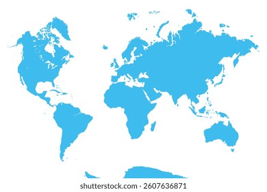 World Map, sign silhouette. World Map Globe. Vector Illustration isolated on transparent background.