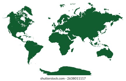 World Map, sign silhouette. World Map Globe. Vector Illustration isolated on transparent background.