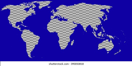 World map silhouette stylish gray earth tones