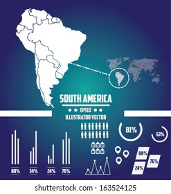 world map south america illustrator vector