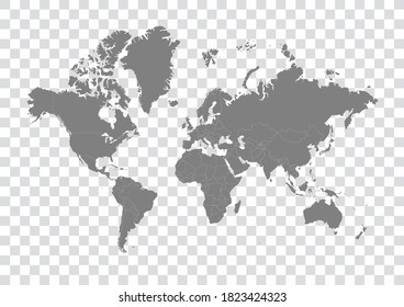 World Map - Stock Vector Illustration
