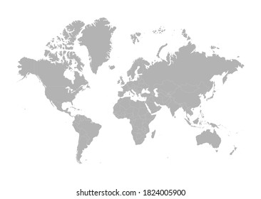 World Map - Stock Vector Illustration