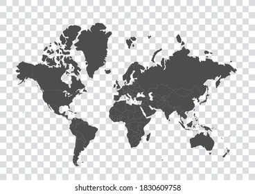 World Map - Stock Vector Illustration
