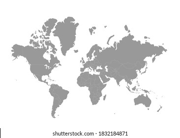 World Map - Stock Vector Illustration