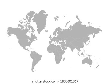 World Map - Stock Vector Illustration