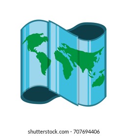World map symbol