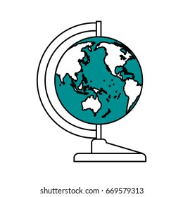 World map teach accessory