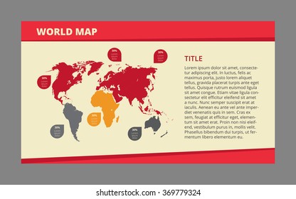 World map template 1