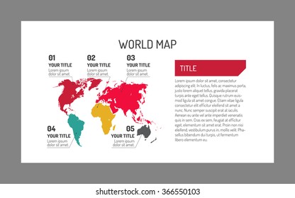 World map template