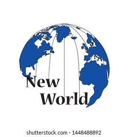 World map themed t-shirt design