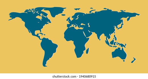 World Map Travel Background Design Illustration Stock Vector (Royalty