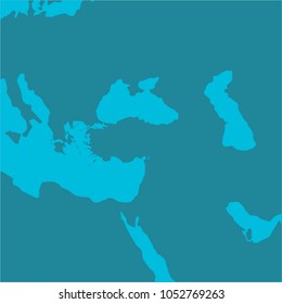 World Map in Turkey vector drawing