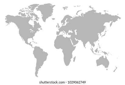 World map vector.