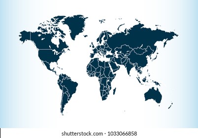 world map vector