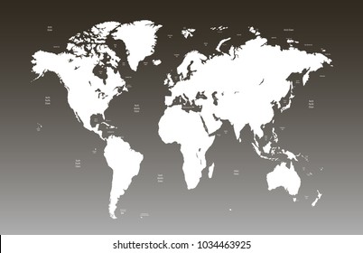 world map vector