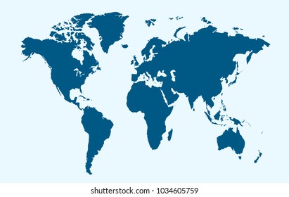 World map vector.