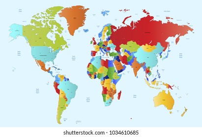 330,374 World atlas map Images, Stock Photos & Vectors | Shutterstock