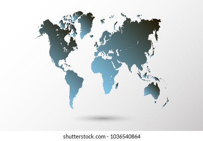 world map vector