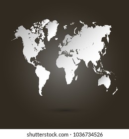 world map vector
