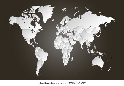world map vector