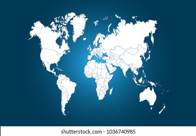 world map vector