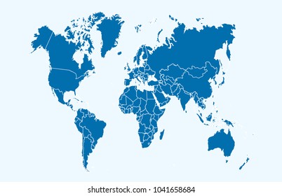 world map vector