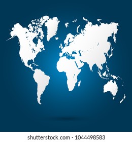 world map vector