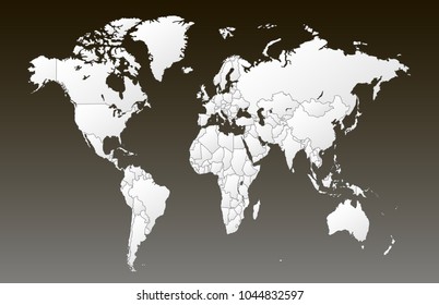 world map vector