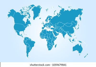 world map vector