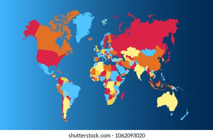 Uv Ultraviolet World Map Infographic Chart Stock Vector (Royalty Free ...