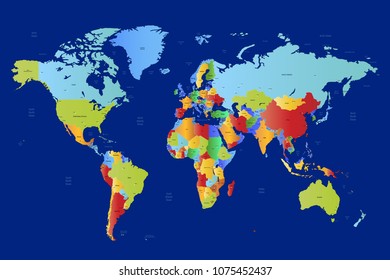 world map vector.