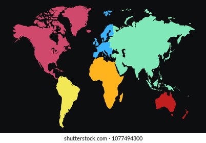 world map vector