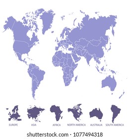 world map vector