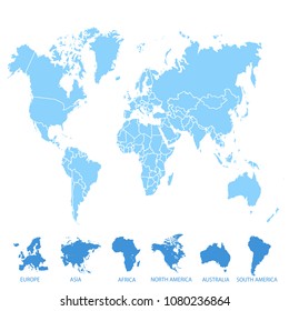 world map vector