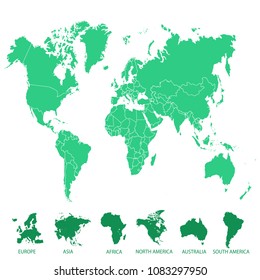 world map vector