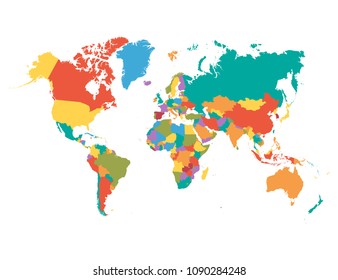 World map vector