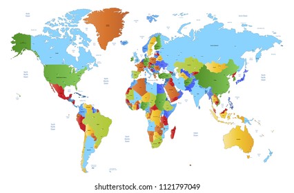 world map vector