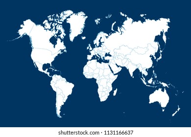 World map vector