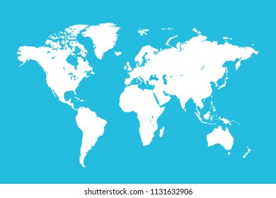 World map vector