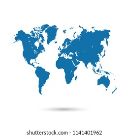 world map vector
