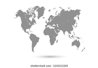 world map vector