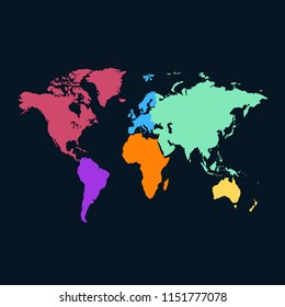 world map vector
