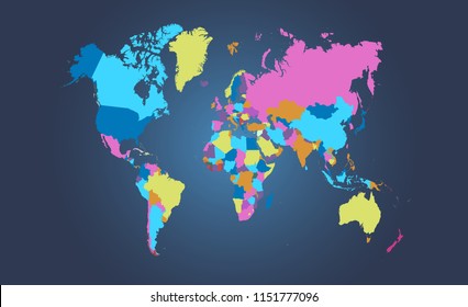 world map vector